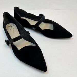 Anthropologie | Liendo by Seychelles Mary Jane Flats Black Croco Women's 8.5